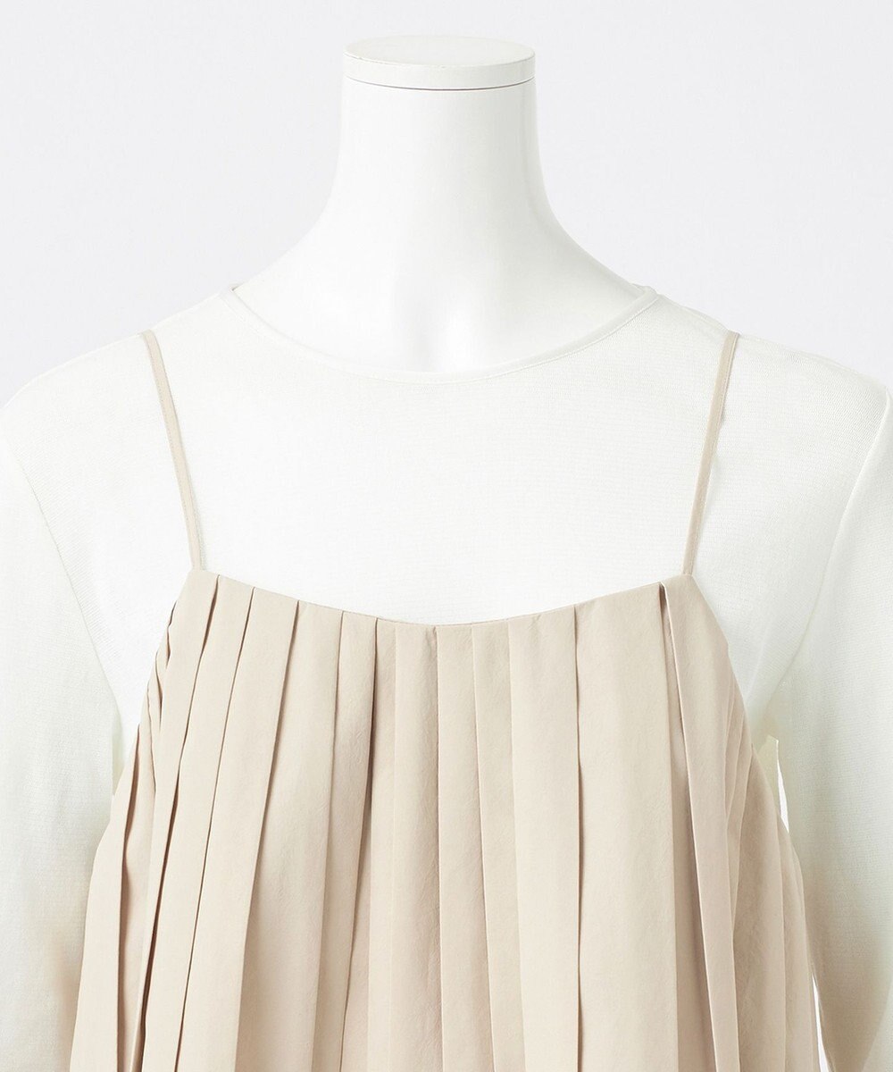 23区 【GOLD LABEL】ギャザリングプリーツ キャミソール 