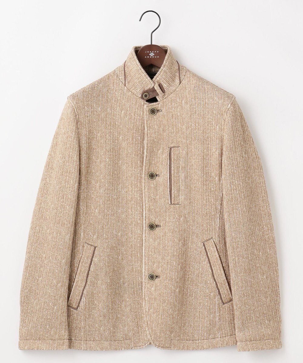 JOSEPH ABBOUD 【キングサイズ・軽量/ストレッチ/イージーケア】ツィーディーフリース ジャケット 