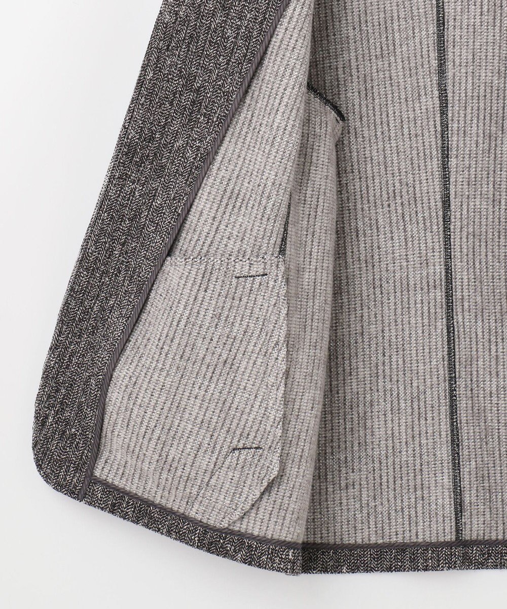 JOSEPH ABBOUD 【キングサイズ・軽量/ストレッチ/イージーケア】ツィーディーフリース ジャケット 