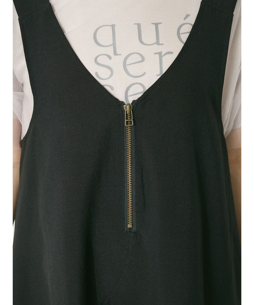 CRAFT STANDARD BOUTIQUE 前後2WAY麻調パネルワンピース 