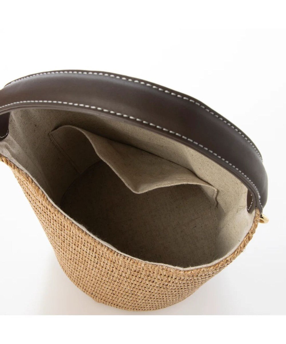 UNBILLION cachecache ジャガード巾着付きポリプロピレンバケツバッグ 