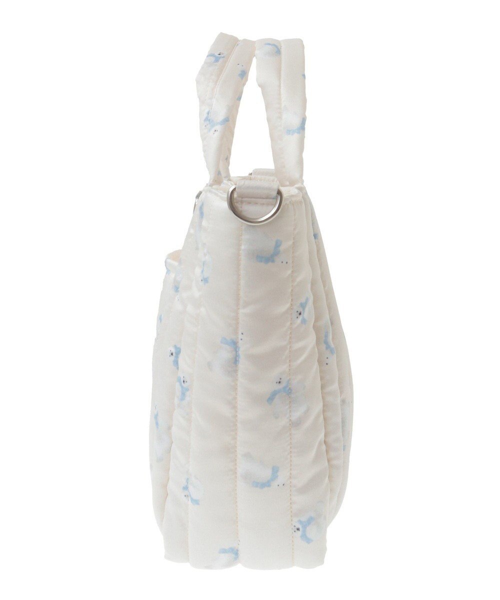 Maison de FLEUR シロクマキルトショルダーバッグ 