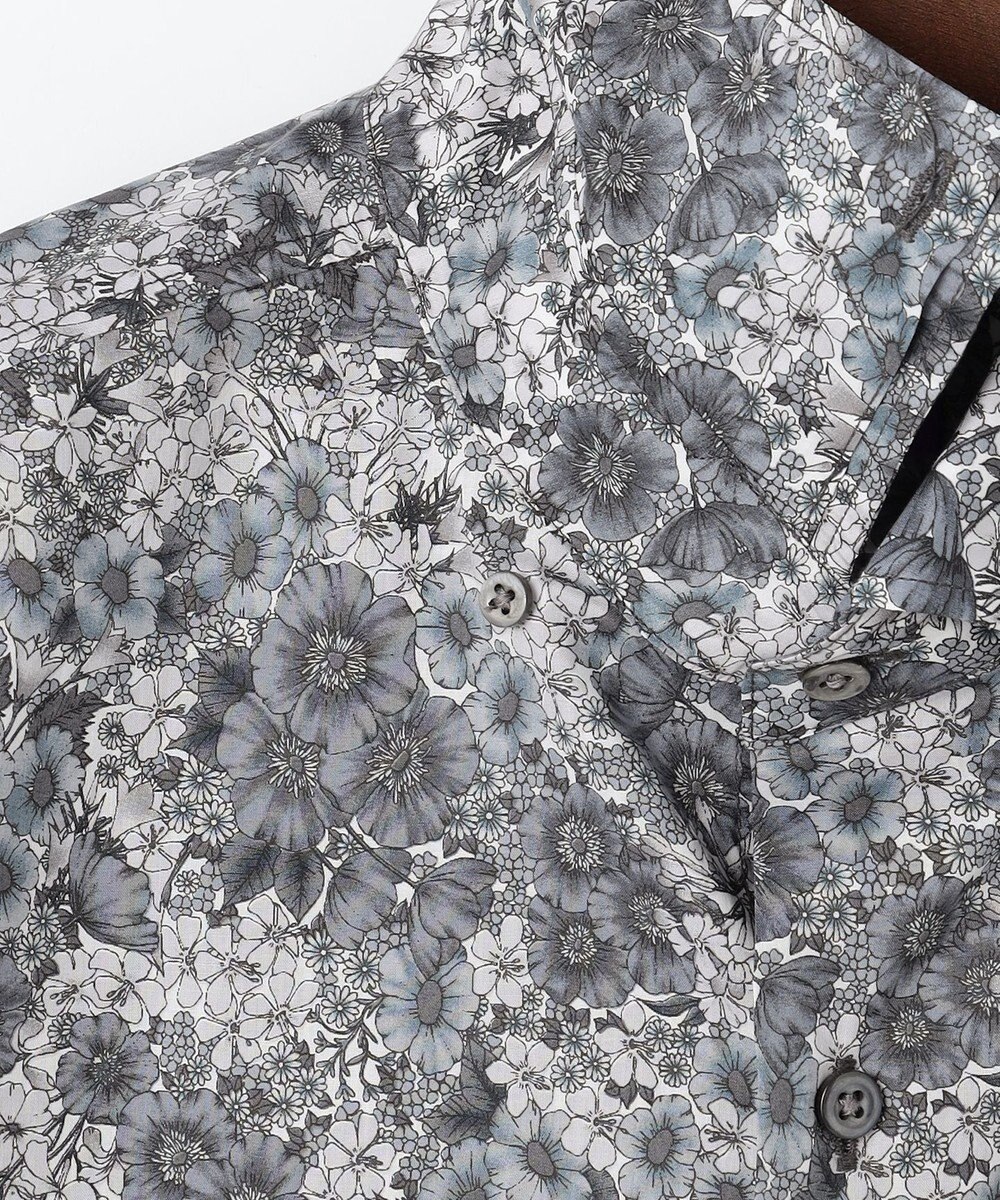 JOSEPH ABBOUD 【リバティ】ブラックレーベル リバティプリントシャツ 