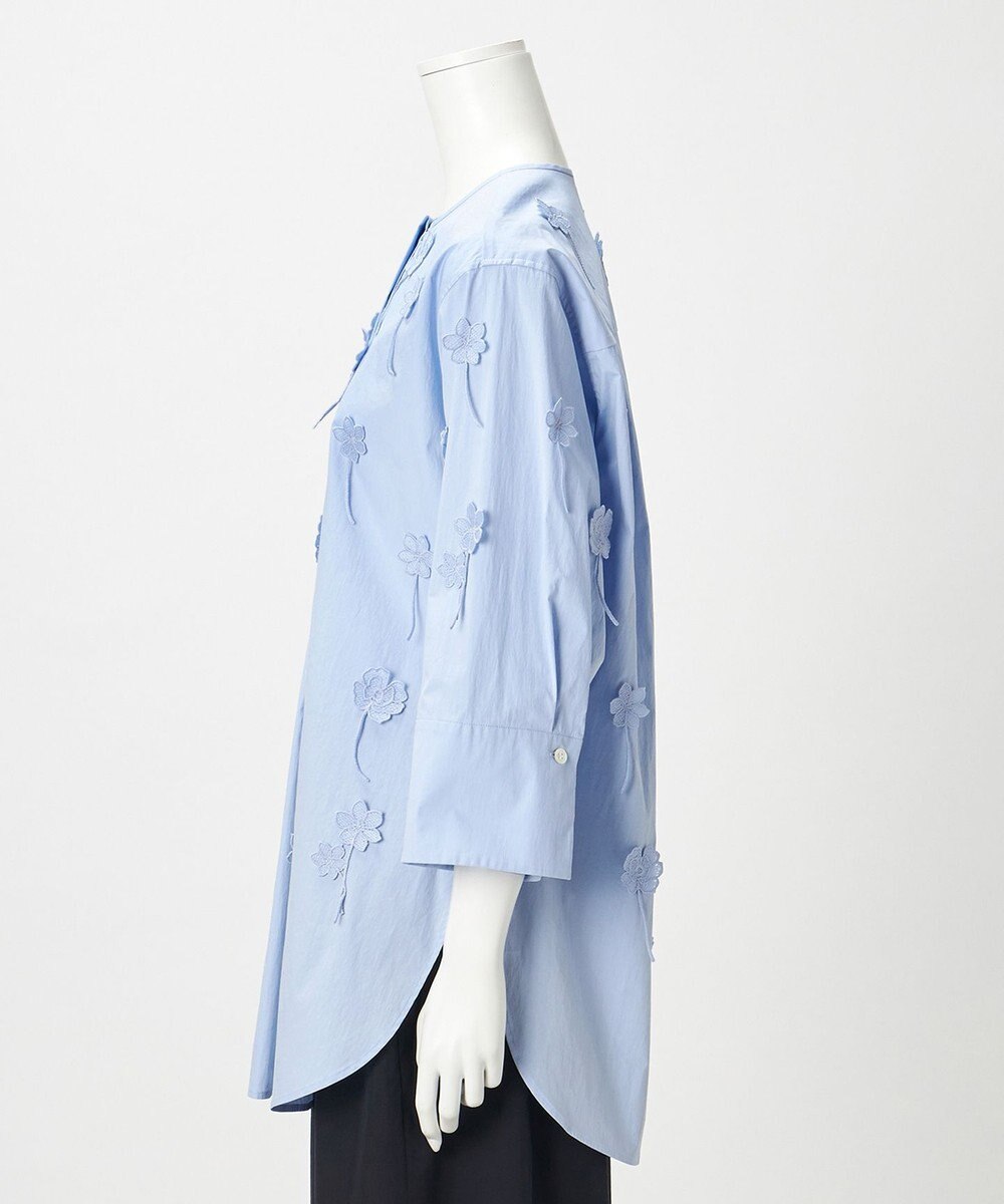 23区 【GOLD LABEL】エンブロイダリータイプライター ブラウス 