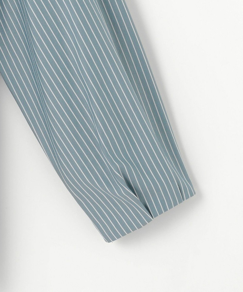 J.PRESS LADIES ストライプジャージー モックネック カットソー 