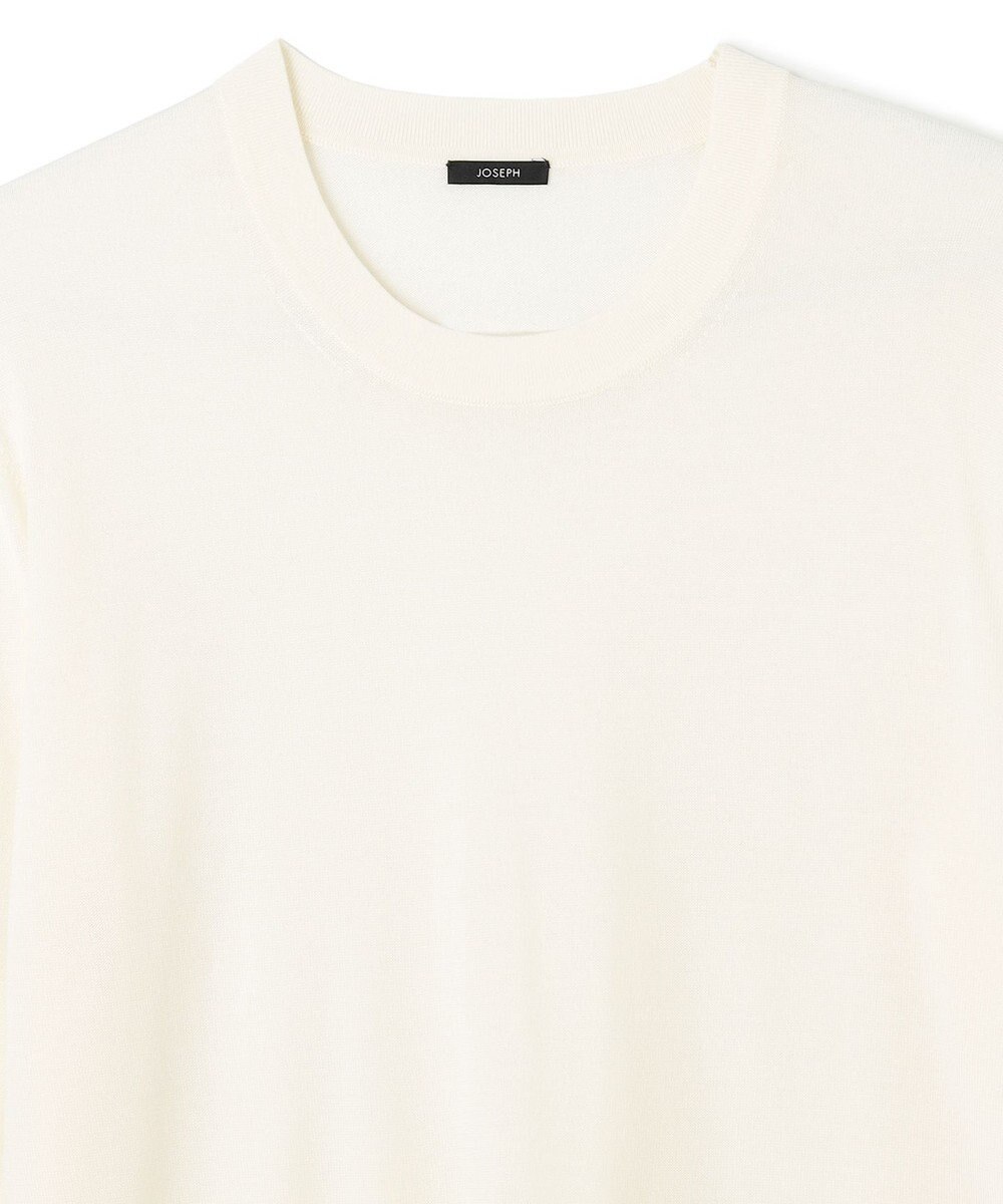 JOSEPH スーパーファインメリノシルク　ラウンドネックニット 