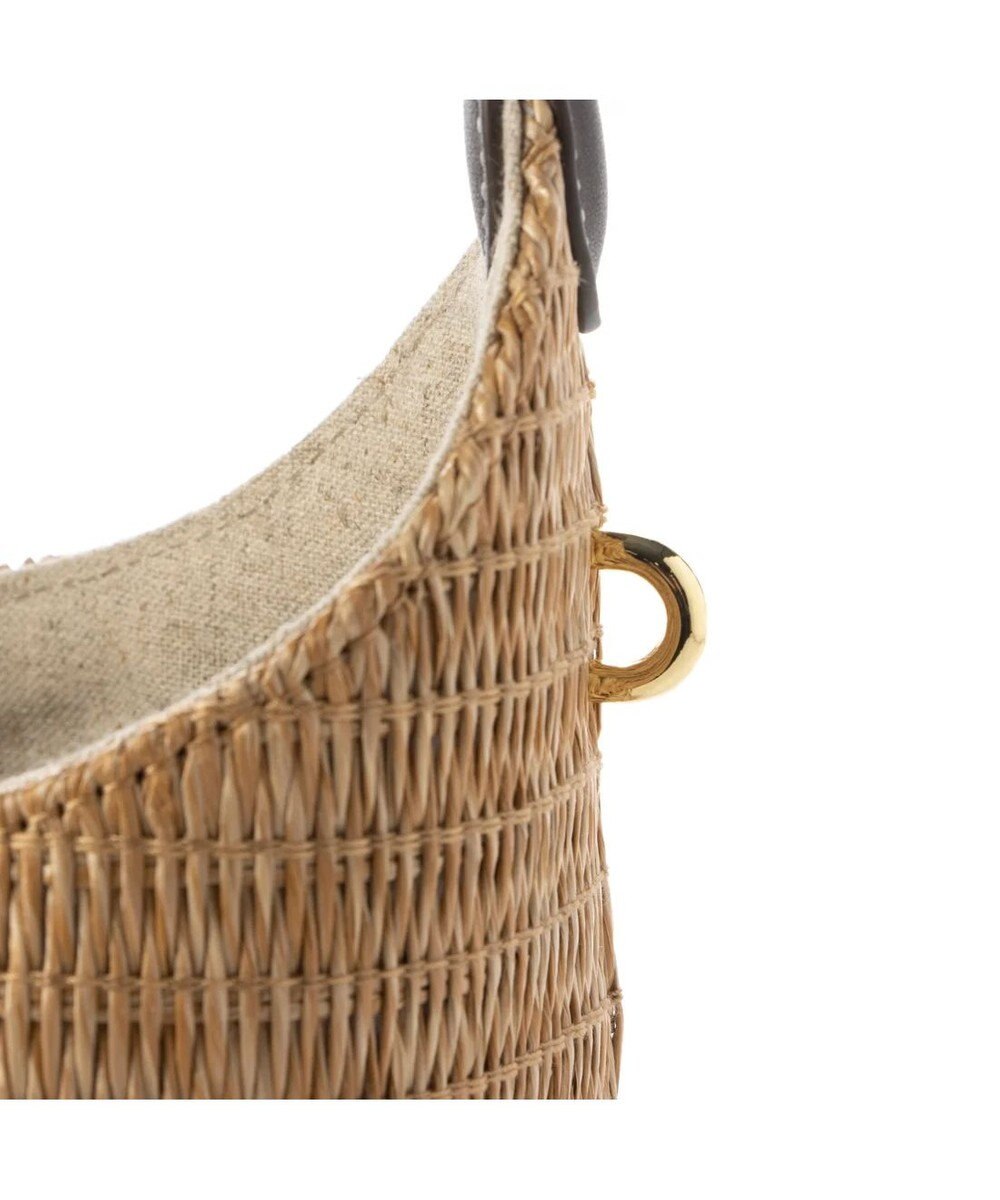 UNBILLION cachecache ジャガード巾着付きポリプロピレンバケツバッグ 