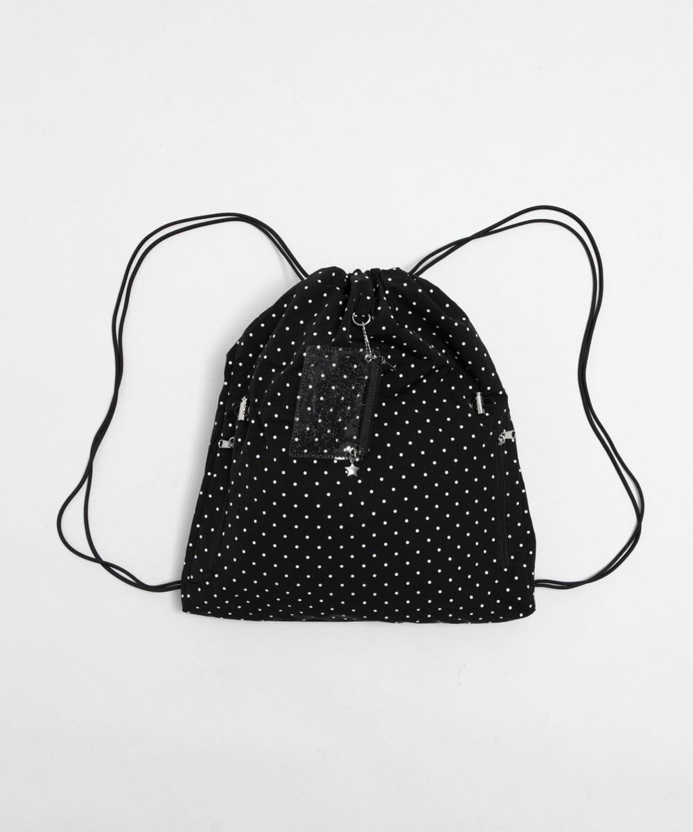WEGO クリアポーチ付きナップサック 