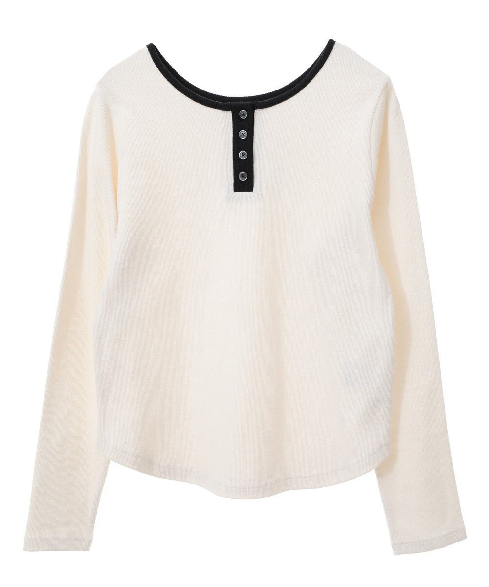 earth music&ecology ２ＷＡＹ釦リブプルオーバー 