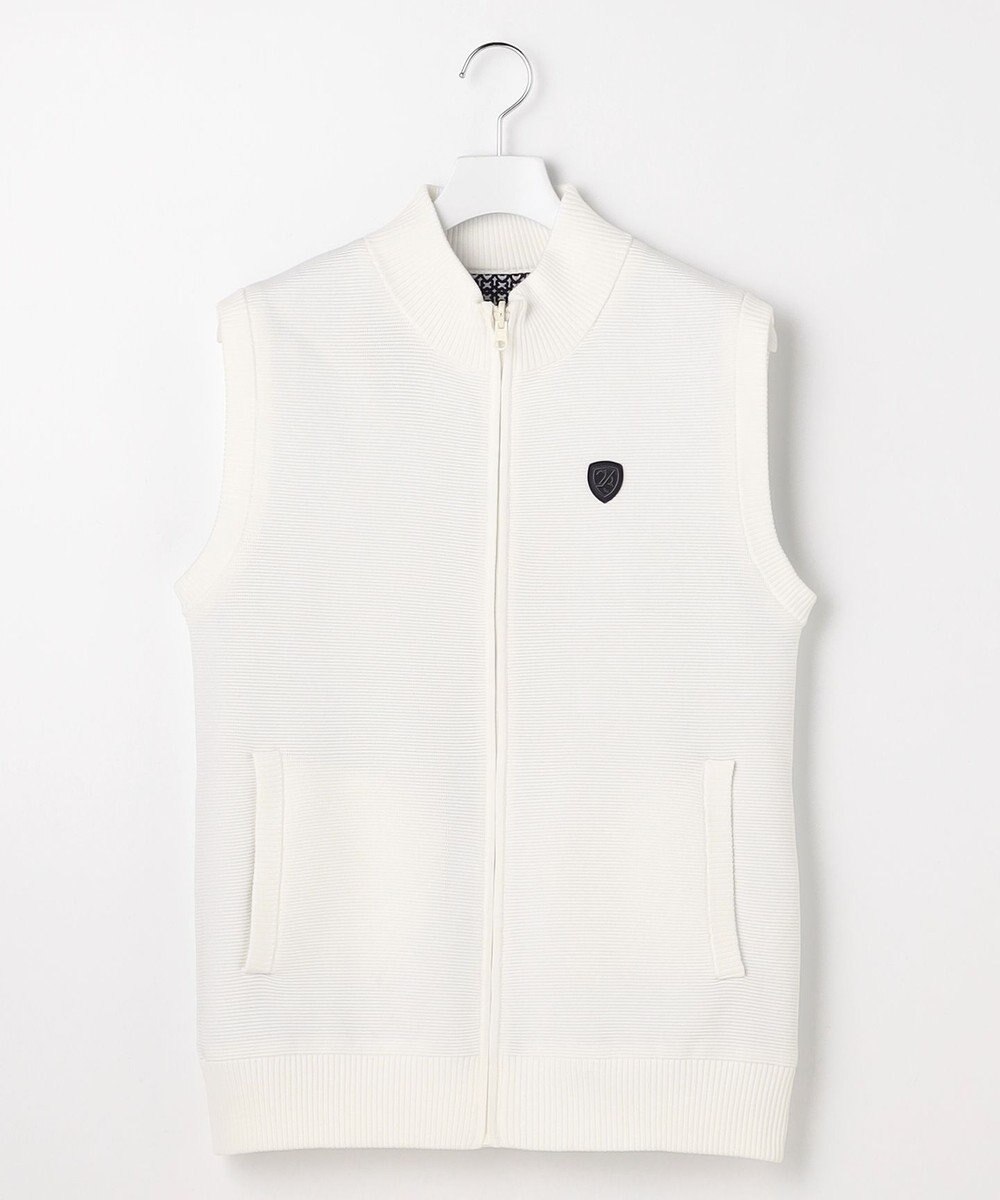 23区GOLF 【MEN】リバーシブルニットベスト モノグラム柄 