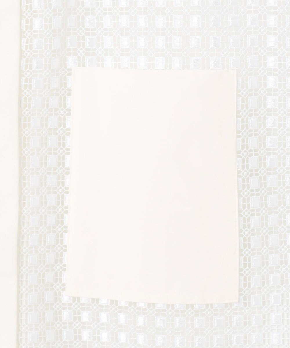 ICB L 【WEB＆一部店舗限定】 SustainableSquareLace フレンチスリーブシャツ 