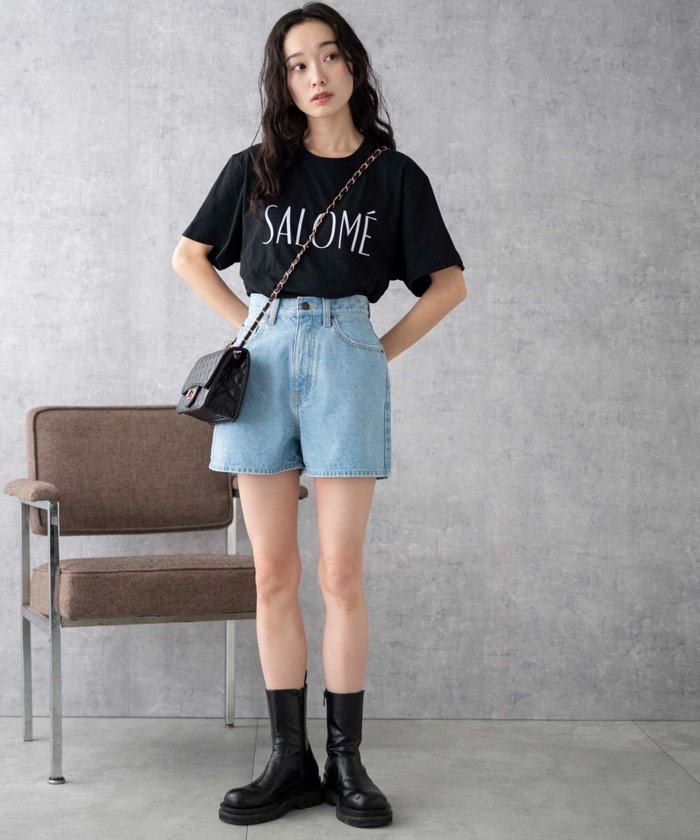 WEGO 台形デニムショートパンツ 