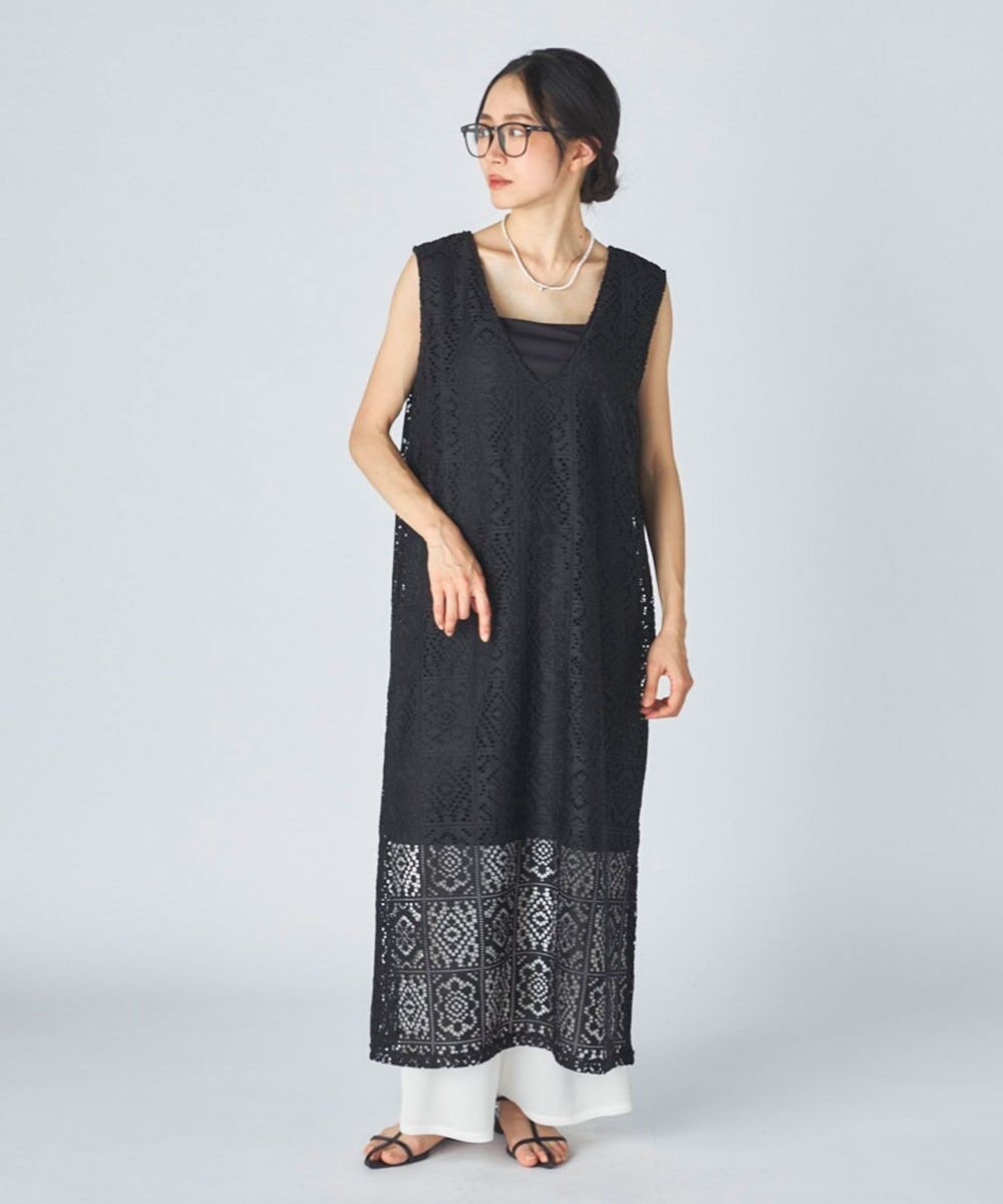 OP／FILA 【Ocean Pacific】レースノースリーブトップス 