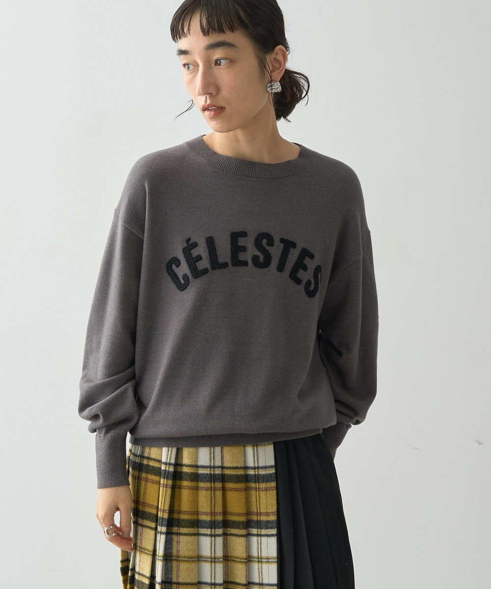 AMERICAN HOLIC バイパチＣＥＲＥＳＴＥＳロゴニットプルオーバー Gray Mixture