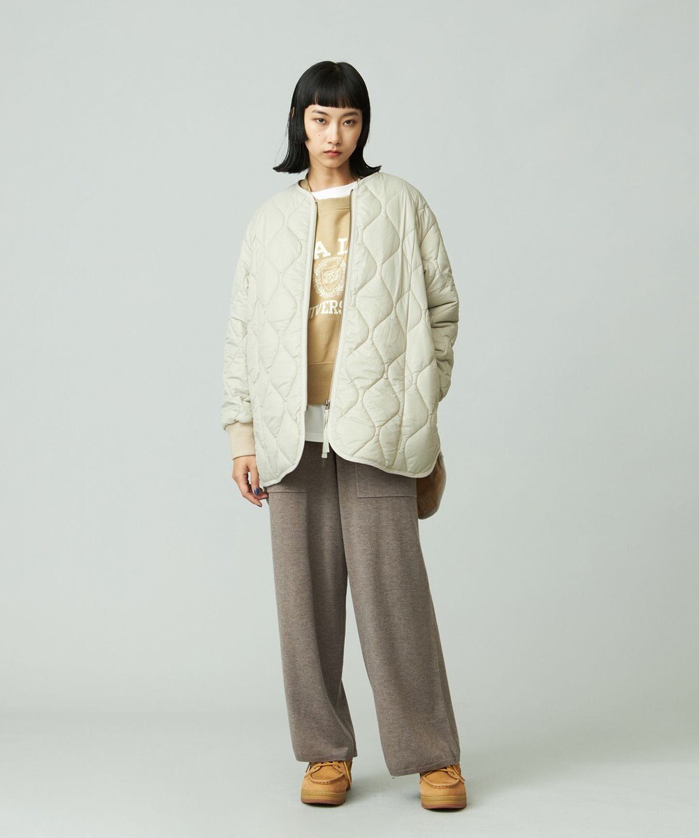 J.PRESS YORK STREET 【WOMEN】ショートキルトブルゾン 