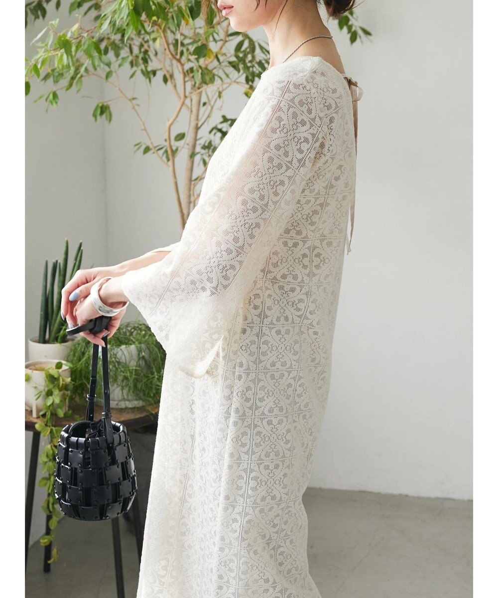 Green Parks AnriettMusee レースロングワンピース 