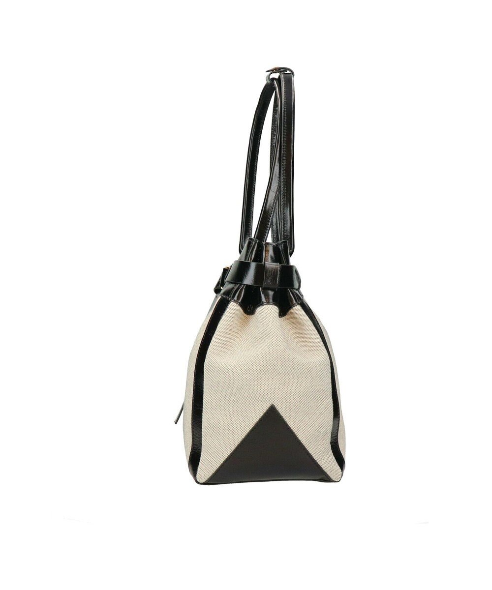 INTER-CHAUSSURES 【CHRISTIAN VILLA】レザーハンドルキャンバストート 