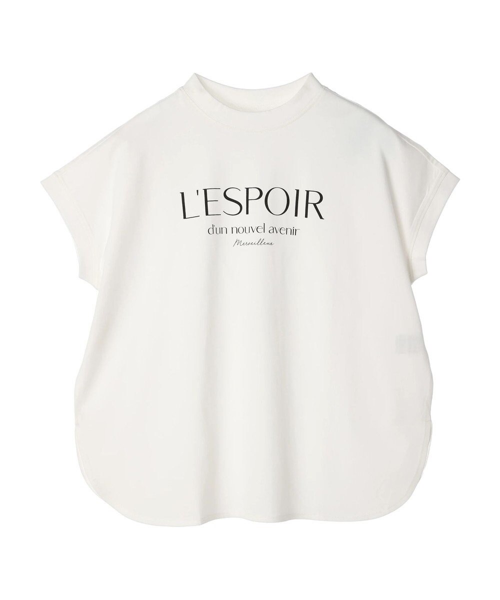 Green Parks 汗染み防止フレンチスリーブロゴＴシャツ 