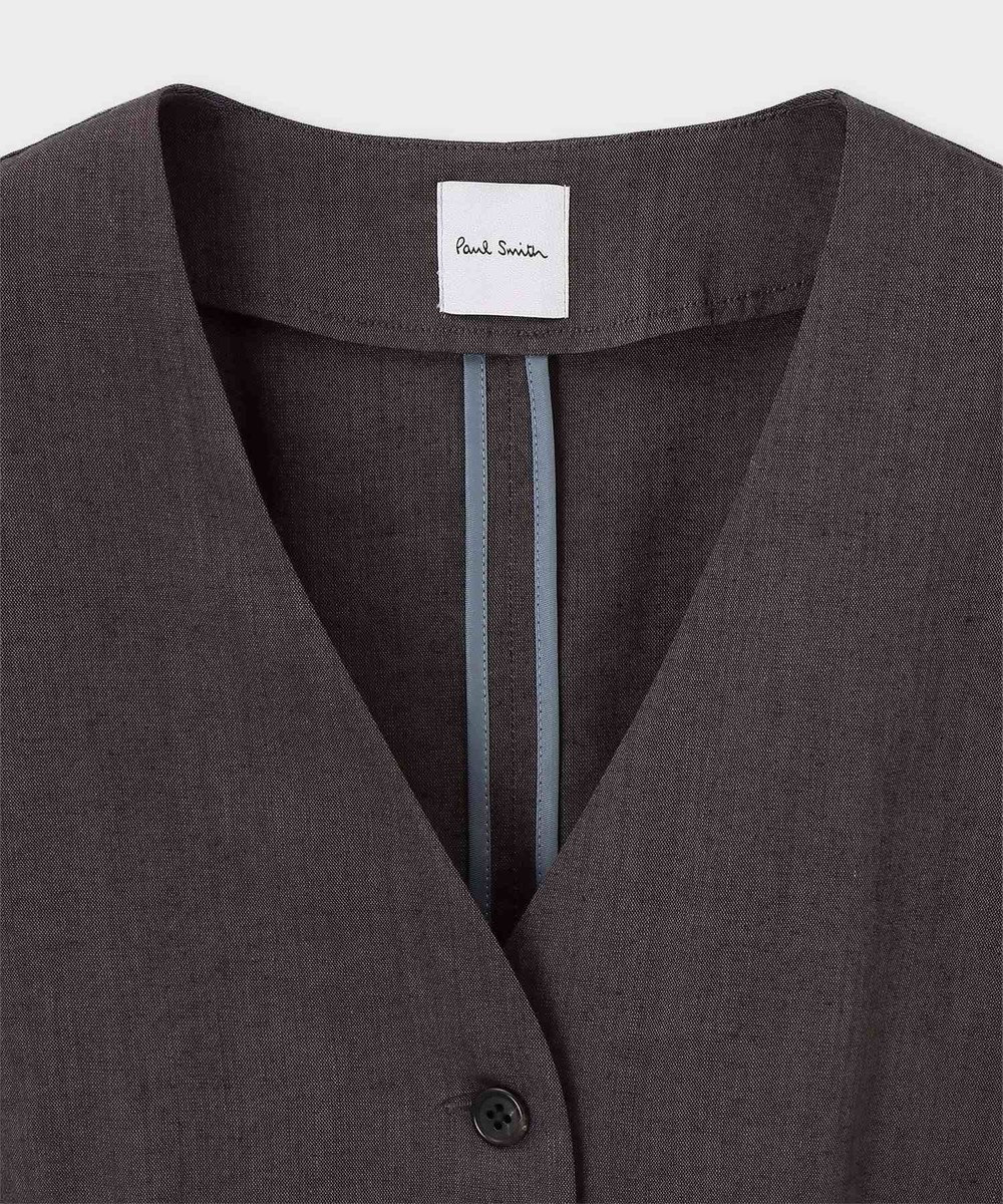 Paul Smith レーヨンリネン Vネックジレ 