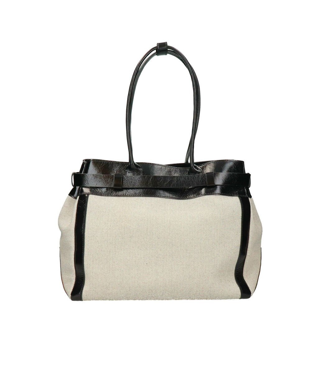 INTER-CHAUSSURES 【CHRISTIAN VILLA】レザーハンドルキャンバストート 