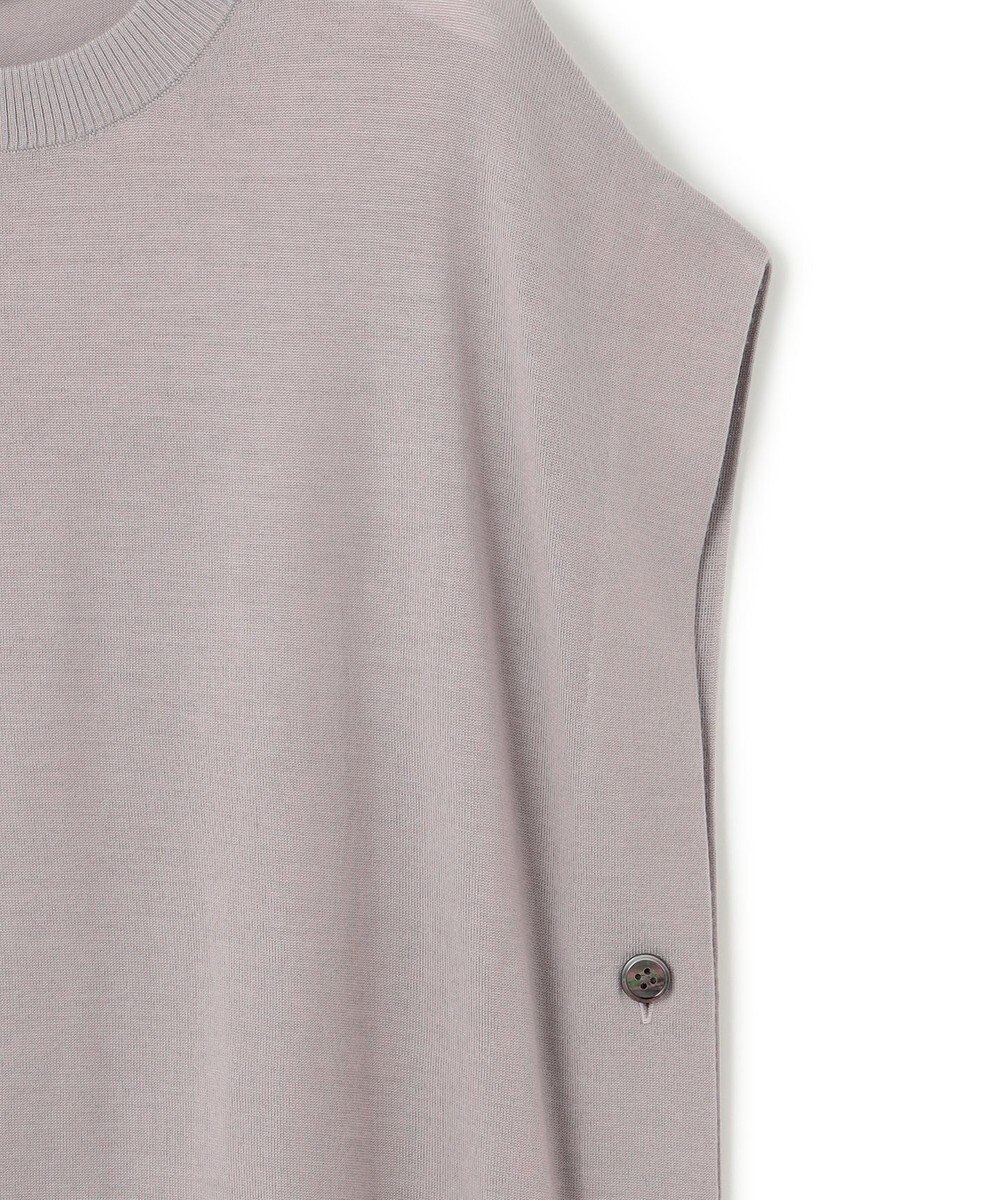 23区 L 【洗える】コンパクトウール ロングベスト 