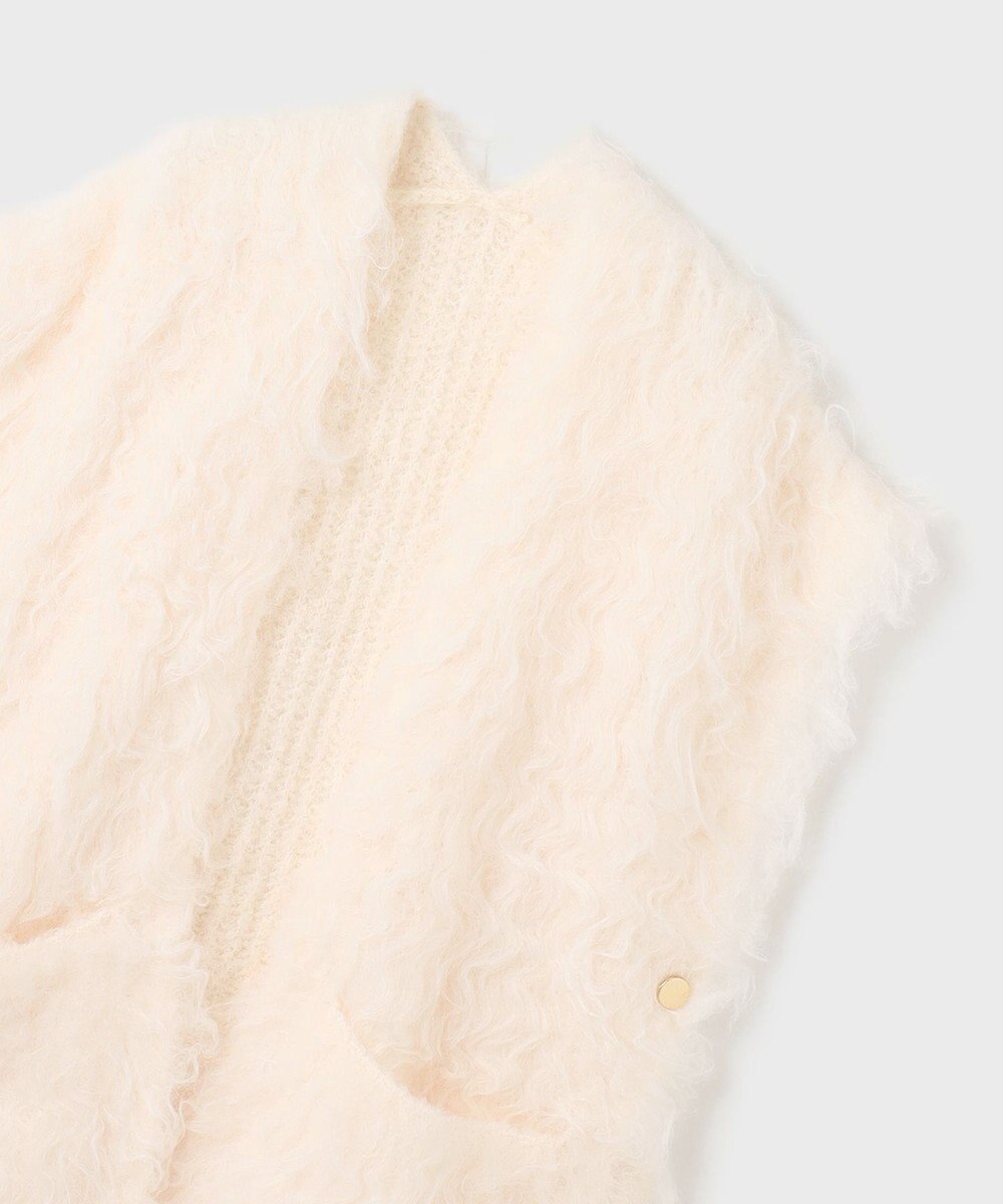 GRACE CONTINENTAL 起毛ニットベスト 