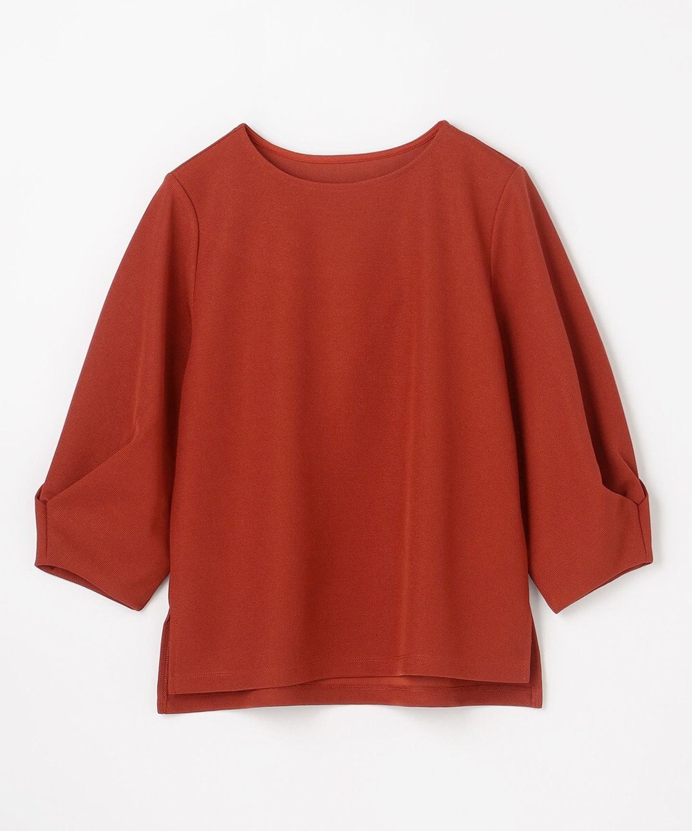 ANY L コンフォータブル袖タックブラウス 