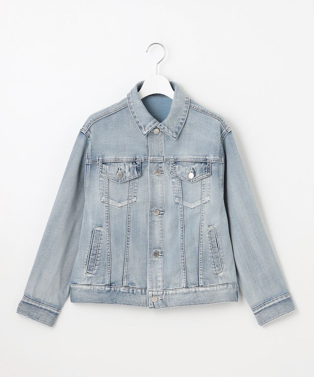 自由区 S 【洗える】ウスカルデニムベーシック ジャケット 