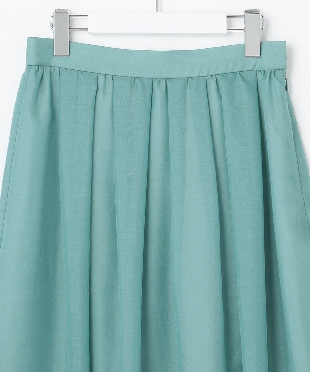 J.PRESS LADIES 【洗える】ブライトスパンボイルAタック スカート 