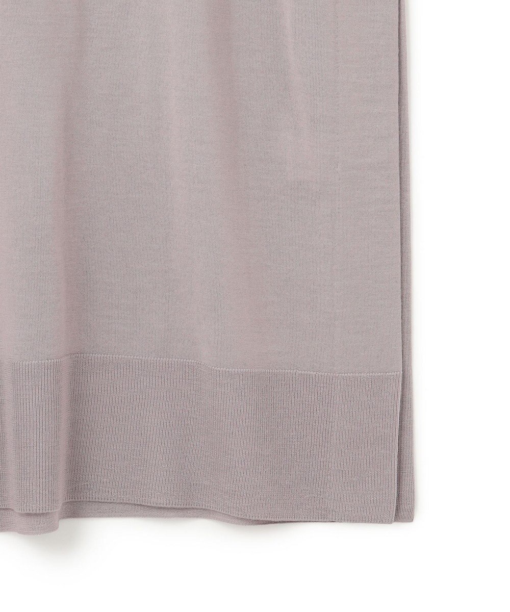 23区 L 【洗える】コンパクトウール ロングベスト 