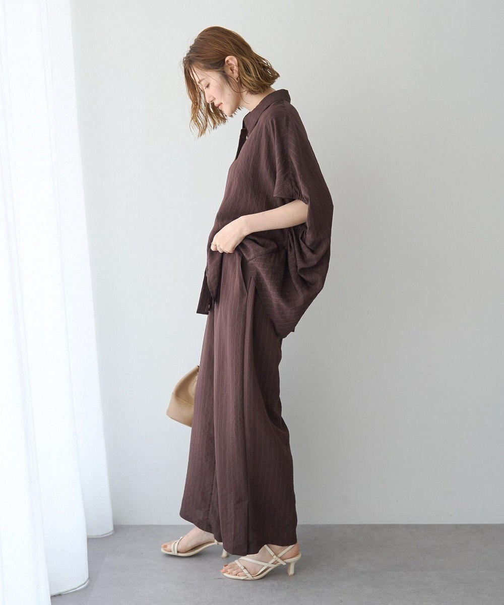 YECCA VECCA ストライプ柄シャツ 