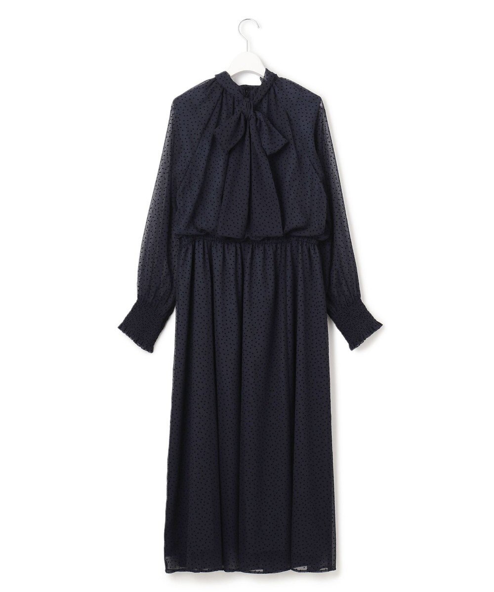 23区 S 【APPLAUDIR】シアードットフロッキー ドレス 