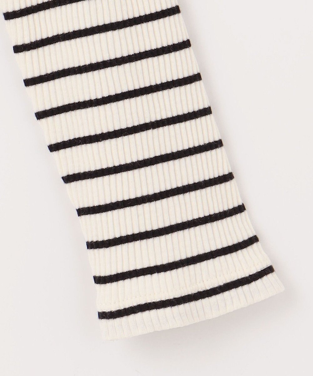 組曲 KIDS 【150-160㎝】レースボーダー トップス 