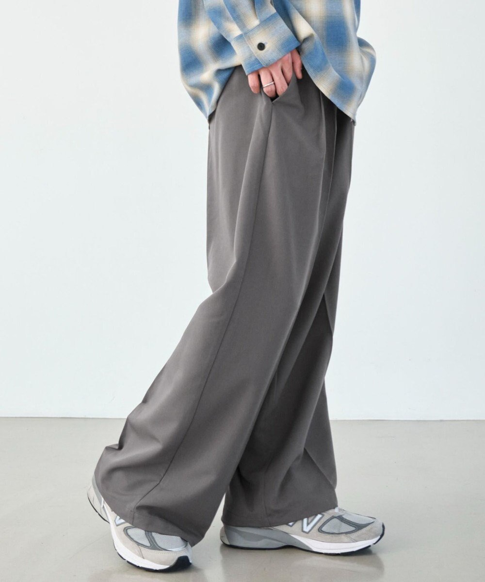 WEGO 【ユニセックス着用ITEM/SMLサイズ展開】バギースラックス 