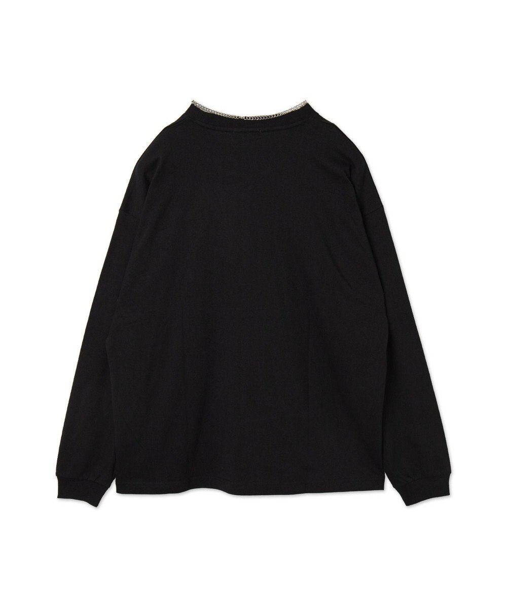 WEGO アクセ付きグラフィックT（LS） 