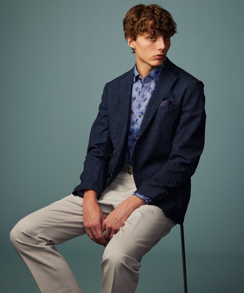 JOSEPH ABBOUD 【ウエストも伸びる！】オーガニックストレッチ パンツ 