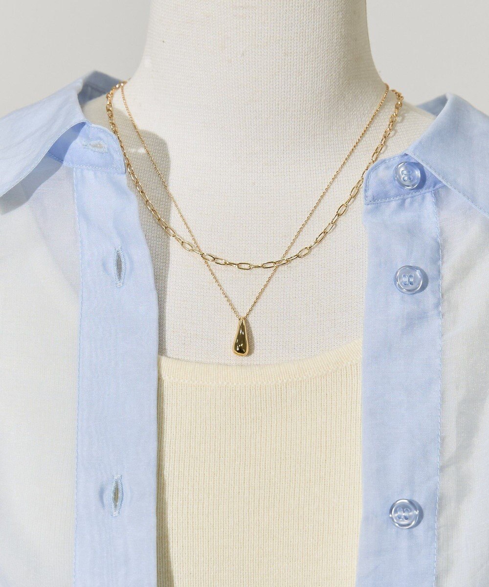 AMERICAN HOLIC 2連ドロップトップネックレス 