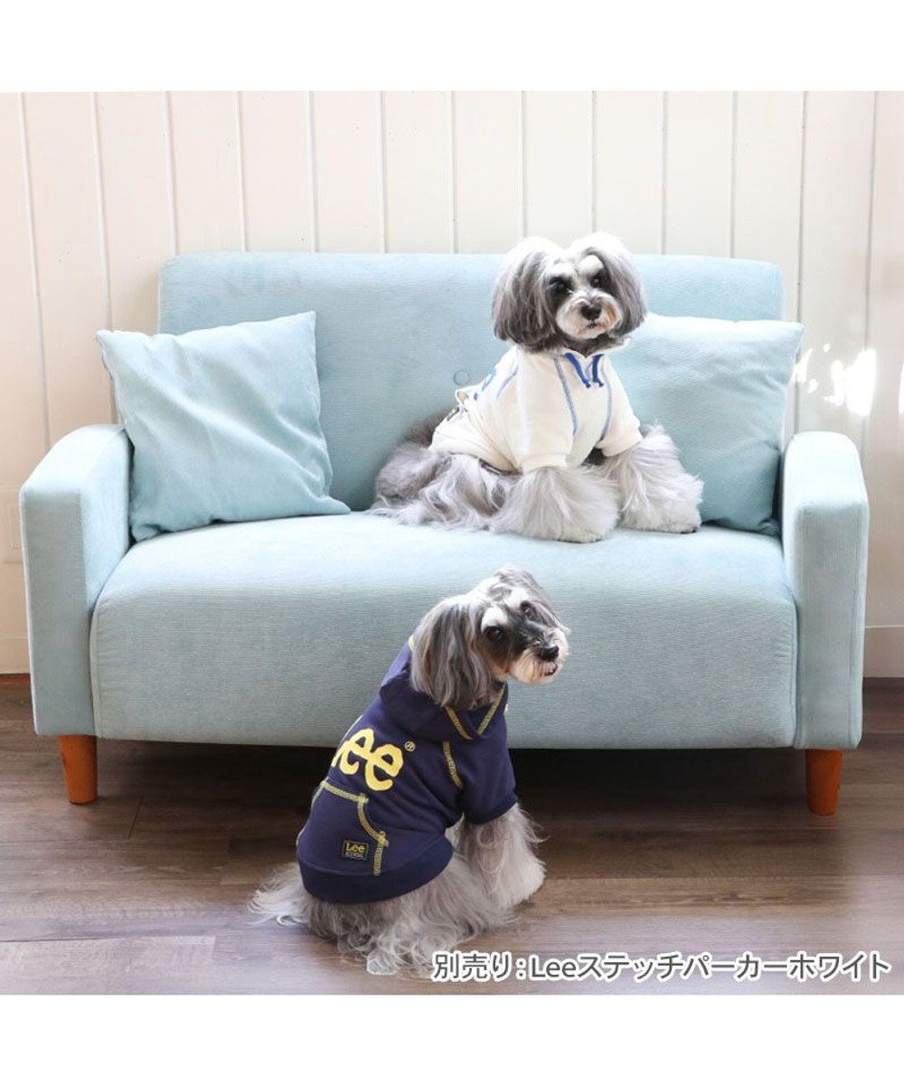 PET PARADISE Lee ステッチパーカー 《ネイビー》 小型犬 