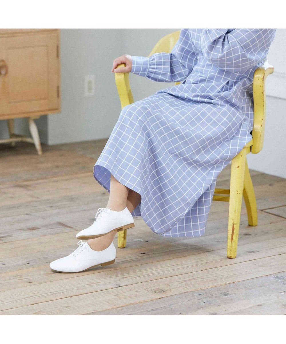 ing <ing>【WEB限定】ゴム紐レースアップシューズ 