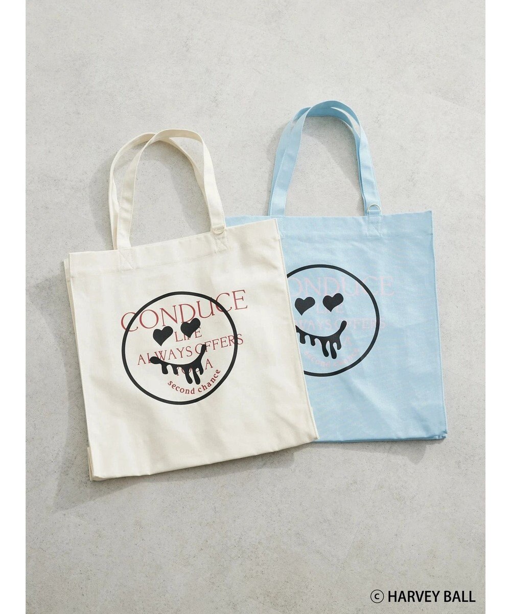 Green Parks Ｓｍｉｌｅｙ　Ｆａｃｅ／スマイルプリントＢｉｇトートバック 