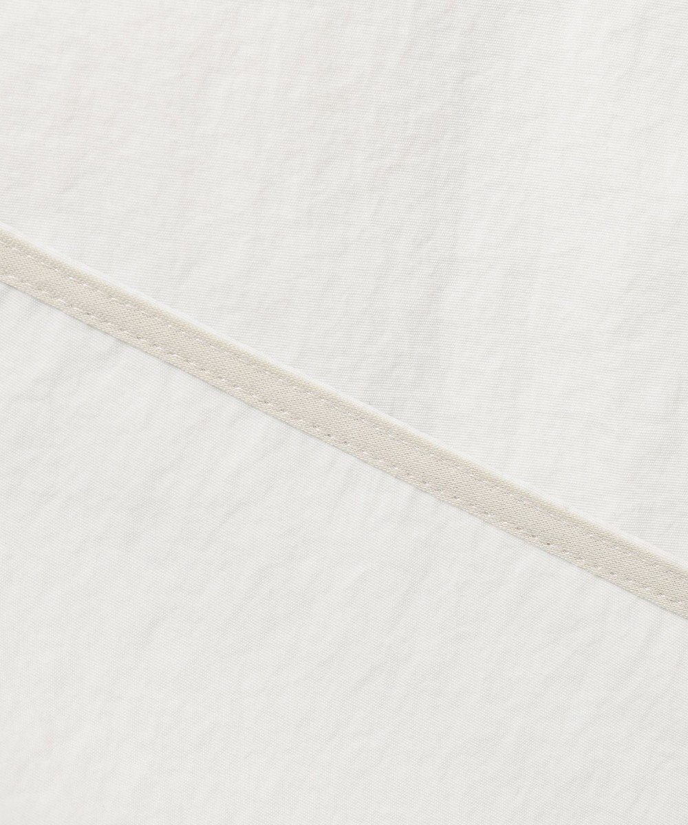 uncrave ライトプルーフナイロン オフショルブラウス 