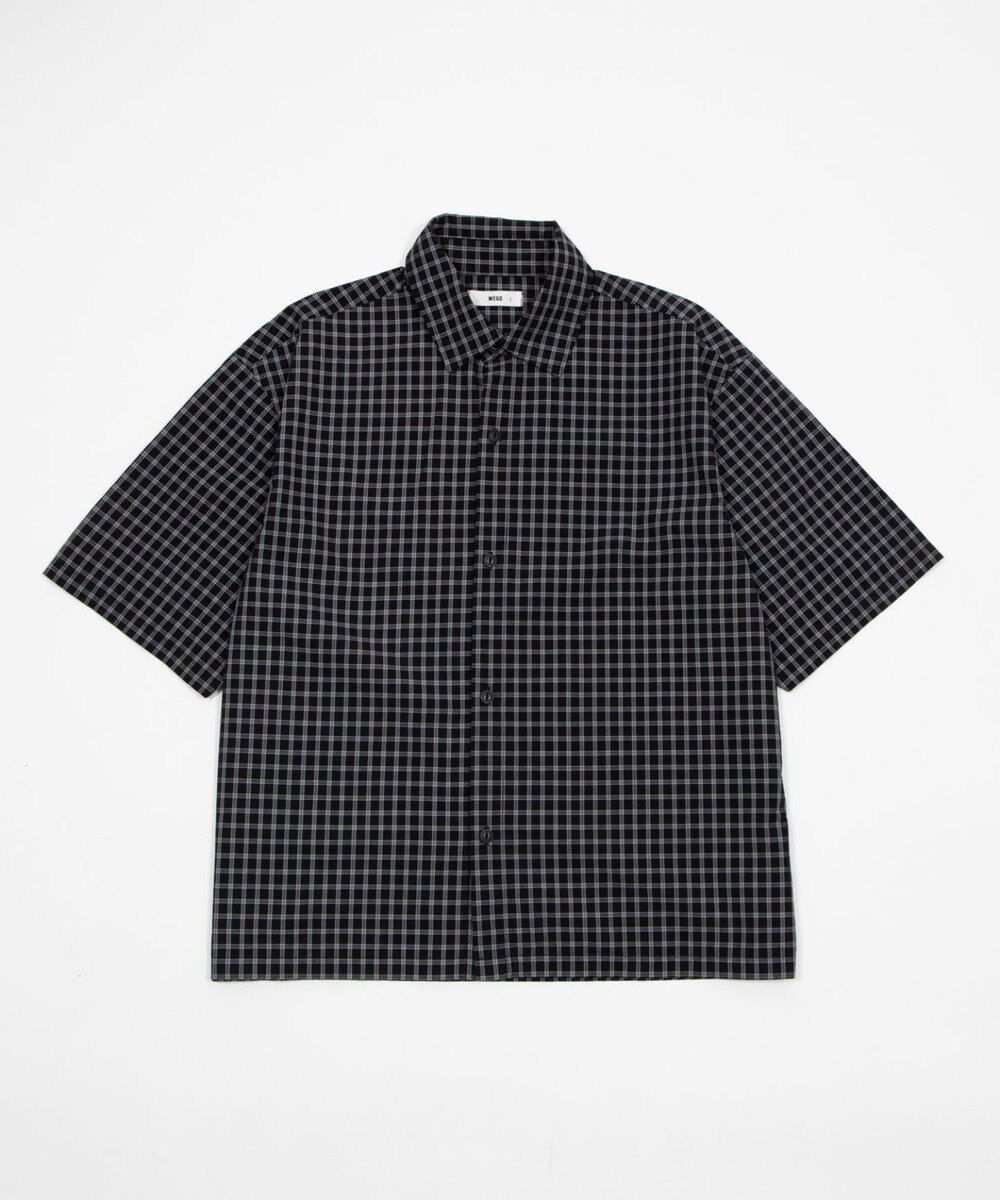 WEGO 【ユニセックス着用ITEM/MLサイズ展開】ミニチェックシャツ（SS） 