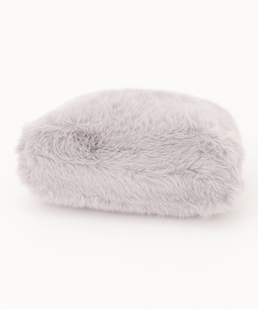 自由区 【2WAY】フェイクファーハーフムーン バッグ 