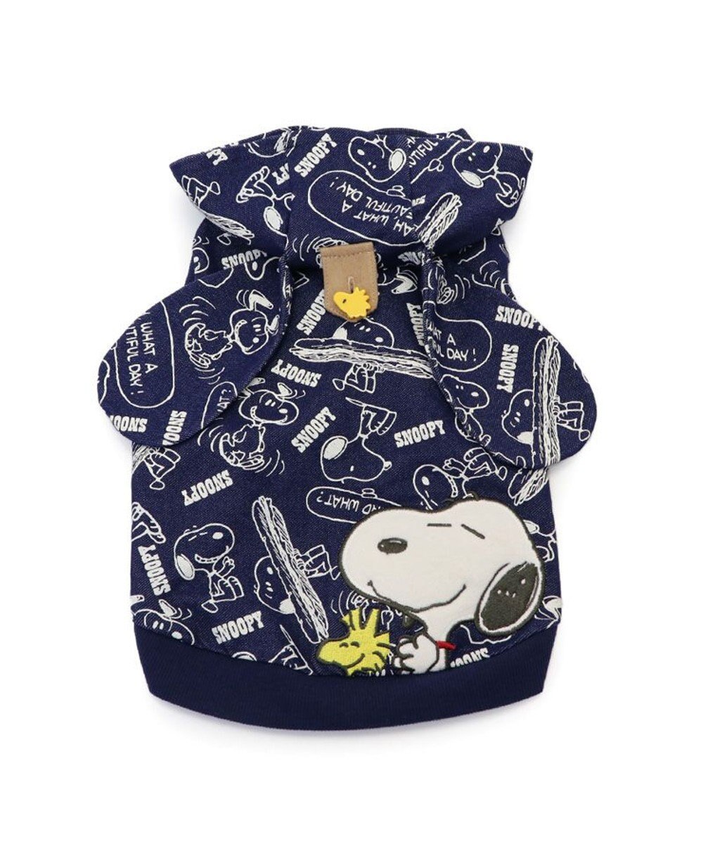 PET PARADISE スヌーピー パーカー 《デニム風》 中型犬 