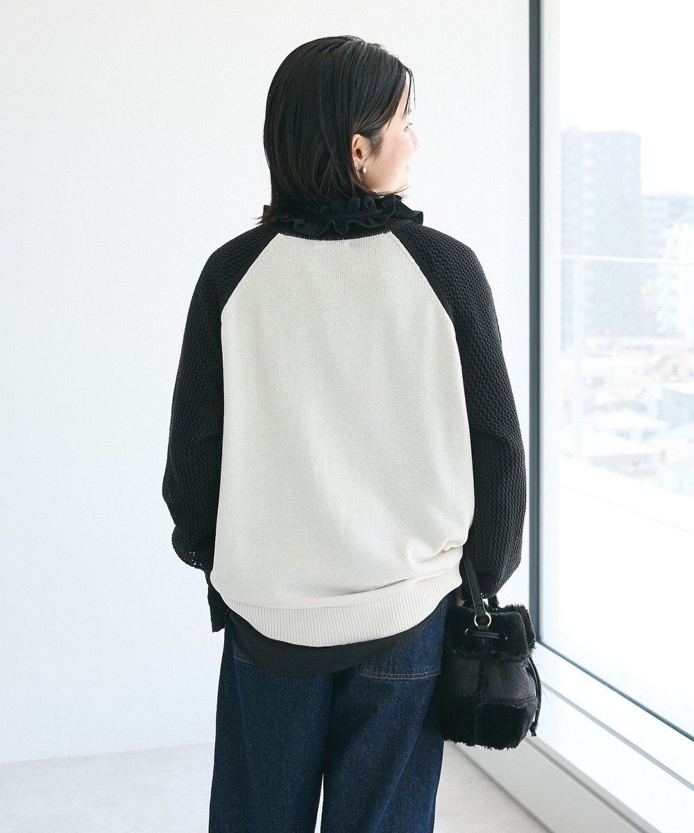 CRAFT STANDARD BOUTIQUE ロゴジャガードメッシュニットプルオーバー 