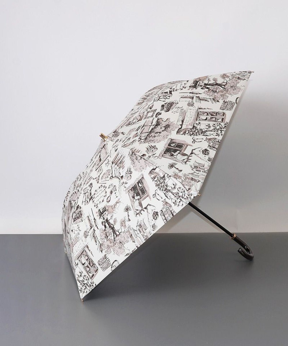 AURORA 【 Beaurance （ビューランス）】サマーシールド プリント夢が棲む場所　晴雨兼用傘（折りたたみ傘） 