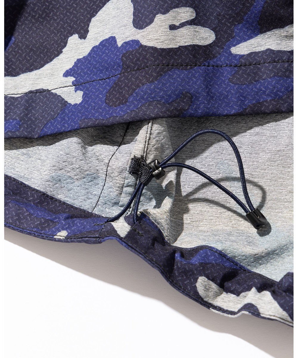 JOSEPH ABBOUD MOUNTAIN 【ストレッチ/軽量/撥水/ポケッタブル】エンボスカモフラージュ パーカー 