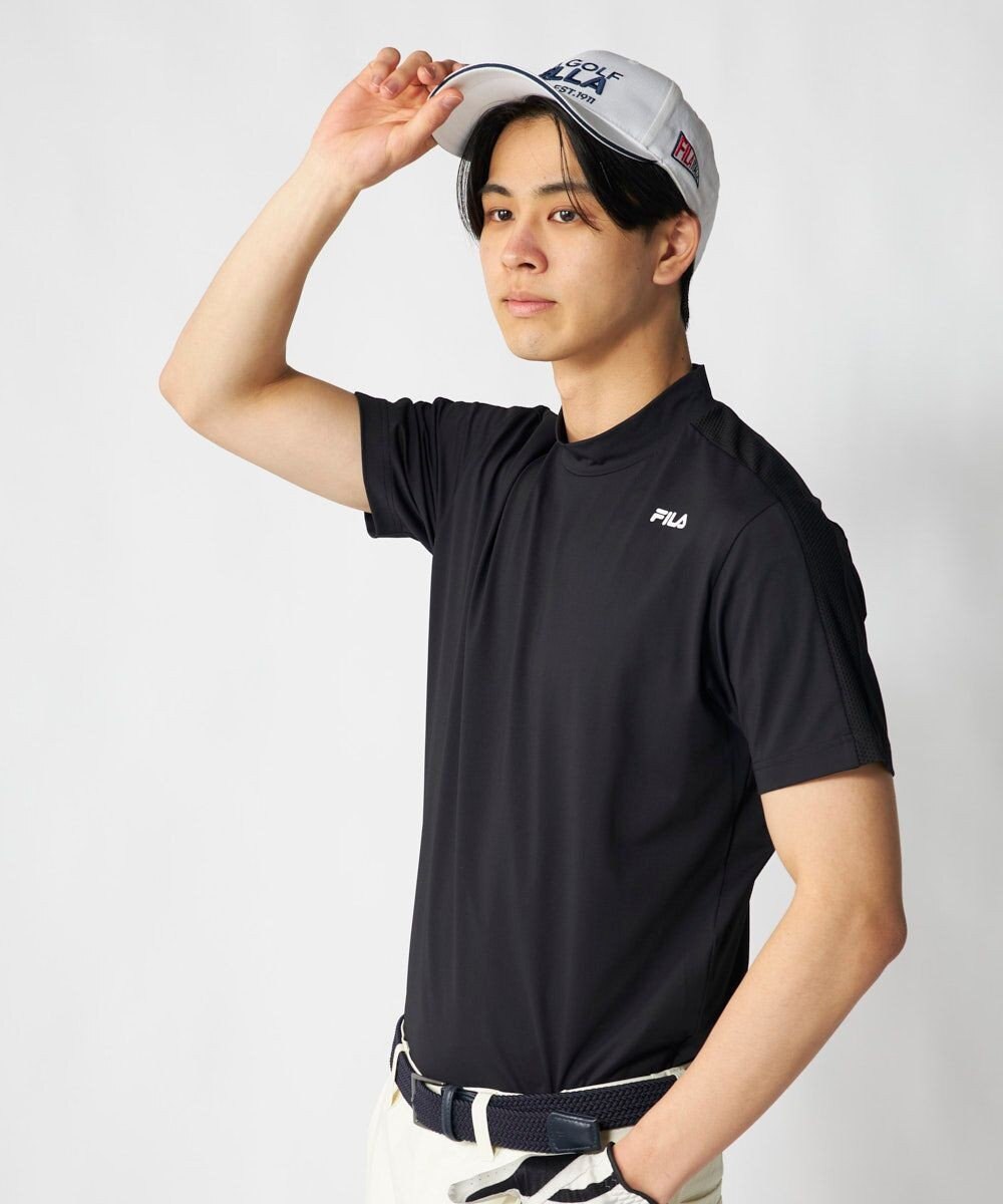 FILA GOLF／marie claire 【FILA GOLF】半袖モックネックシャツ 