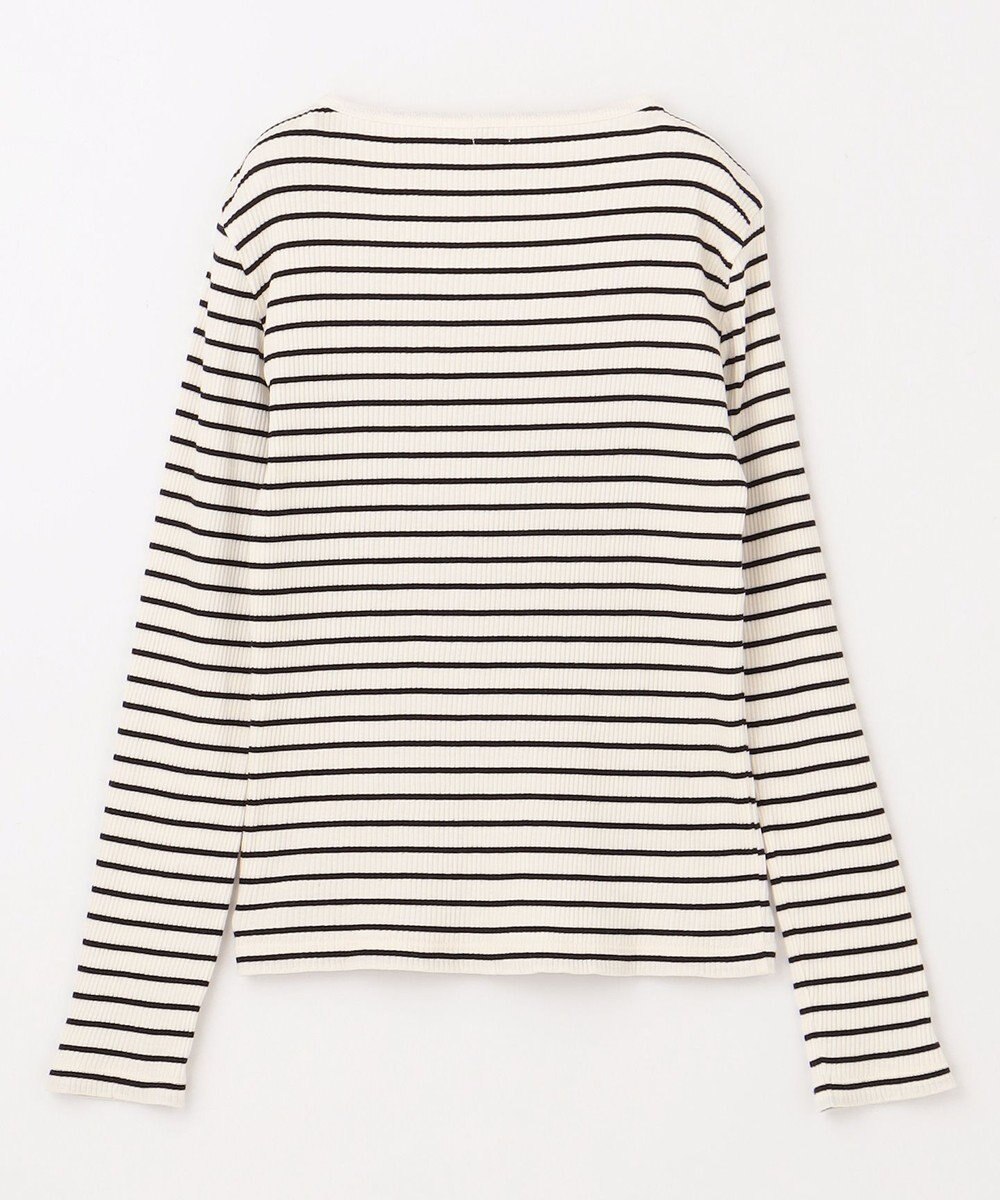 組曲 KIDS 【150-160㎝】レースボーダー トップス 