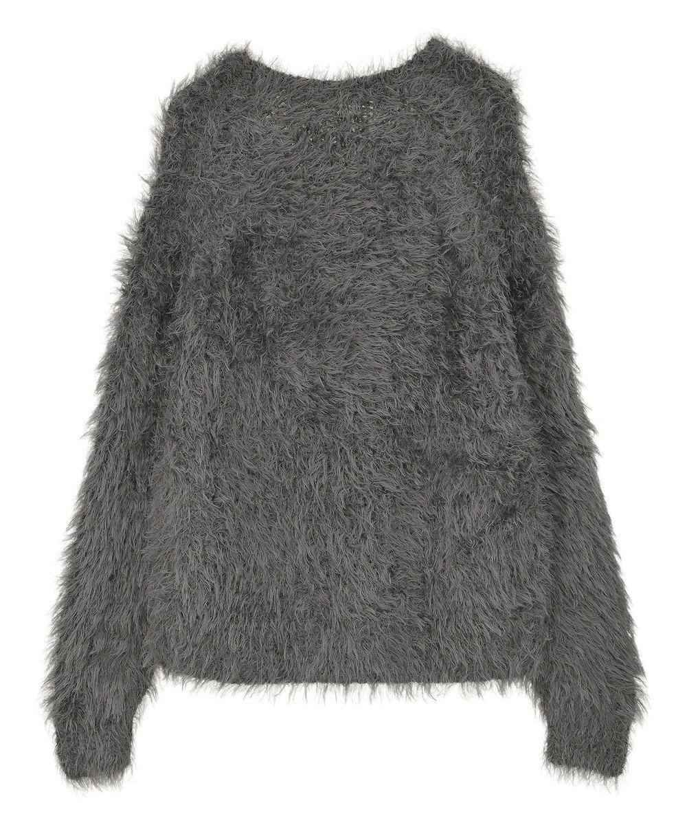 AMERICAN HOLIC Vネックシャギーニットプルオーバー 